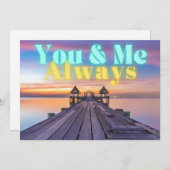 Romantische Insel Dock immer Jubiläumswoche (Vorne/Hinten)