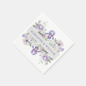 Romantische Iren und Peonies, Hochzeiten von Flora Serviette (Ecke)