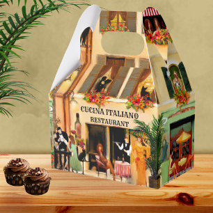 Romantische italienische Dankeschön-Geschenkbox Geschenkschachtel