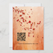 Romantische Italienische Probe Einladung (Rückseite)