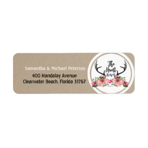 Romantische Jagd ist über rustikales