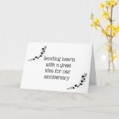 "ROMANTISCHE" JAHRESKARTE FÜR IHN/SIE KARTE (Gelbe Blume)