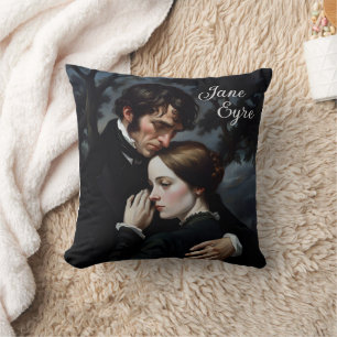 Romantische Jane Eyre und Edward Rochester Kissen