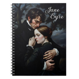 Romantische Jane Eyre und Edward Rochester Notizblock