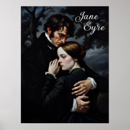 Romantische Jane Eyre und Edward Rochester Poster