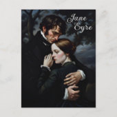 Romantische Jane Eyre und Edward Rochester Postkarte (Vorderseite)