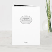 Romantische Jubiläumsrutsche Dropcard Karte (Rückseite)