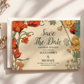 Romantische Jugendstil-Hochzeit Save The Date