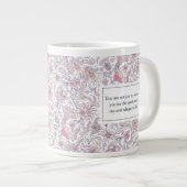 Romantische Jumbo-Tasse mit Gedicht - Versatile Ge (Vorderseite Rechts)