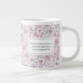 Romantische Jumbo-Tasse mit Gedicht - Versatile Ge (Rechts)