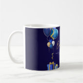 Romantische Kaffeetasse mit Zitat . (Links)