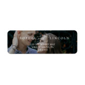 Romantische Kalligrafie Dunkles Foto Overlay (Vorne)