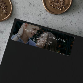 Romantische Kalligrafie Dunkles Foto Overlay