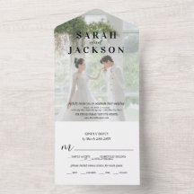 Romantische Kalligrafie-Overlay-Hochzeit