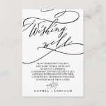 Romantische Kalligraphie Hochzeitskarte Begleitkarte<br><div class="desc">Diese romantische kalligraphische Hochzeit,  die eine gute Karte wünscht,  ist perfekt für eine einfache Hochzeit. Das moderne klassische Design besticht durch extravagante Wirbel und skurrile Schnörkel mit einer prächtigen,  eleganten Typografie. Personalisieren Sie diese Einladungskarte mit Ihren Namen und ein kurzes Gedicht,  das Sie sich wünschen.</div>