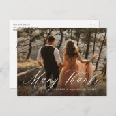 Romantische Kalligraphie Vielen Dank Foto vielen D Postkarte (Vorne/Hinten)