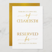 Romantische Kalligraphie Vorbehaltene Signatur Zel Einladung (Vorne/Hinten)