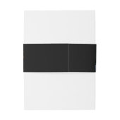 Romantische kalligraphische Dunkle Foto-Overlay-Ho Einladungsbanderole (Rückseitenbeispiel)