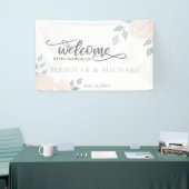 Romantische kalligraphische Rose Banner (Messeveranstaltung)