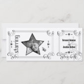 Romantische Kapelle Hochzeit Einladung (Rückseite)