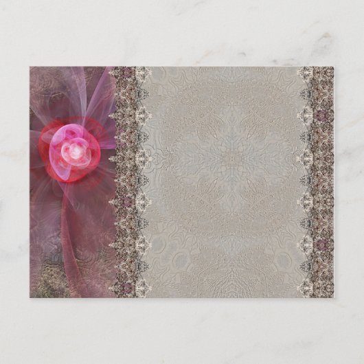 Romantische Karte für Glückwünsche und Einladungen (Vorderseite)