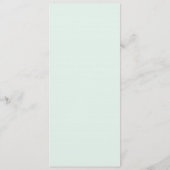 ROMANTISCHE KARTE, LILA, BLUE FLORAL MENU CARU MENÜKARTE (Rückseite)