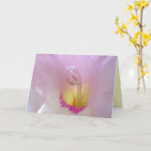 Romantische Karte mit Text (Gelbe Blume)