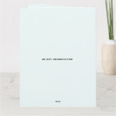 ROMANTISCHE KARTENKARTEN KARTE (Rückseite)