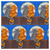 Romantische Katzen Latch Hook Stoff (Muster)