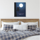 Romantische Katzen Leinwanddruck (Insitu (Schlafzimmer))