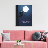 Romantische Katzen Leinwanddruck (Insitu (Wohnzimmer))