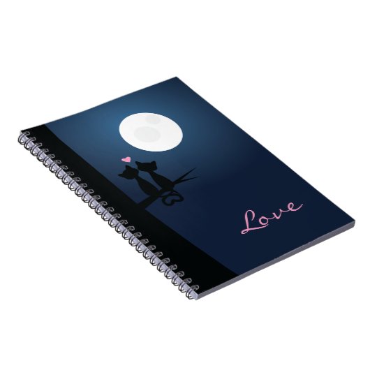 Romantische Katzen Notizblock (Rechte Seite)