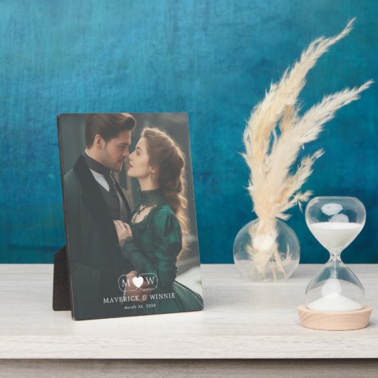 Romantische Keepake Plaque für Liebespaare Fotoplatte (Seite)