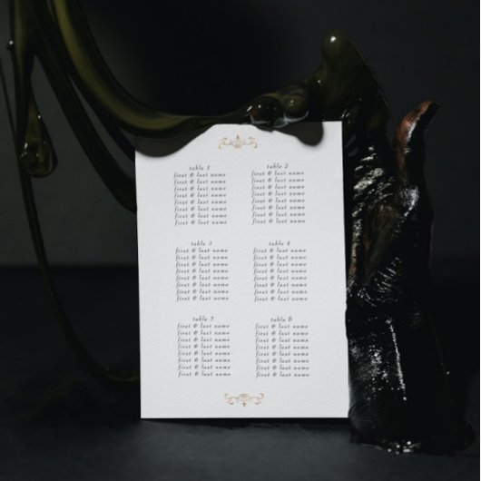 Romantische klassische Goldhochzeit Poster