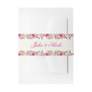 Romantische klassische Pearl Swan Floral Frame Wed Einladungsbanderole