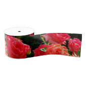 Romantische Korallen-Rose Ripsband (Spule)