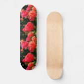 Romantische Korallen-Rose Skateboard (Vorderseite)