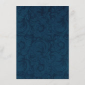 Romantische Korallenpeonie-Detailkarten Begleitkarte (Rückseite)