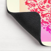 Romantische Kunst des Roten Herzens Mousepad (Ecke)