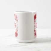 Romantische Kunst im Herzen Kaffeetasse (Mittel)