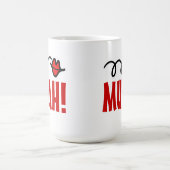 Romantische Kuss-Tasse mit den roten Lippen | Kaffeetasse (Mittel)