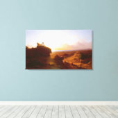 Romantische Landschaft, 1860 Leinwanddruck (Insitu (Holzboden))