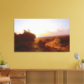 Romantische Landschaft, 1860 Leinwanddruck (Insitu (Wohnzimmer))