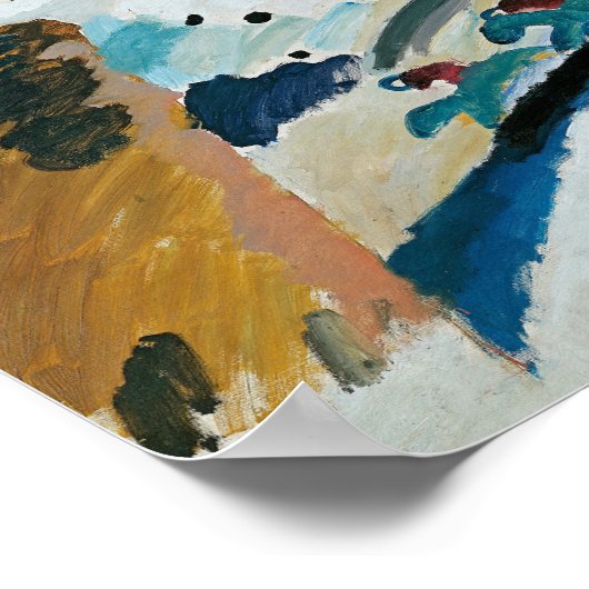 Romantische Landschaft | Kandinsky Poster (Ecke)