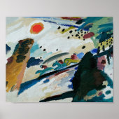 Romantische Landschaft | Kandinsky Poster (Vorne)