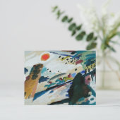 Romantische Landschaft | Kandinsky Postkarte (Stehend Vorderseite)