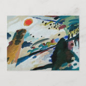 Romantische Landschaft | Kandinsky Postkarte (Vorderseite)