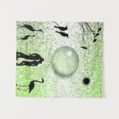 Romantische Landschaft Liebe Geschichte Wandteppich (Vorderseite (Horizontal))