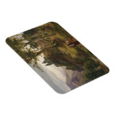 Romantische Landschaft mit Klosteranlage Magnet (Rechte Seite)