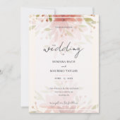 Romantische Landschaft Parco delle camelie Locarno Einladung (Vorderseite)